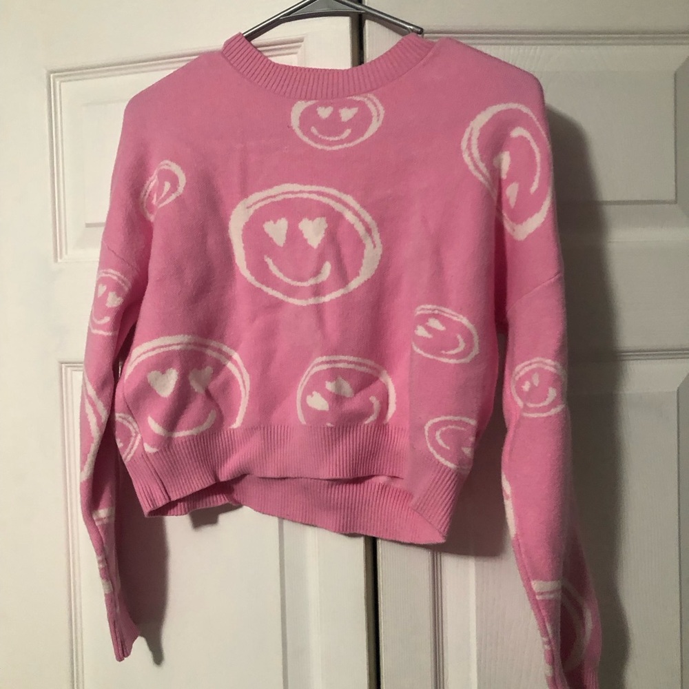 Boutique smiley face sweater